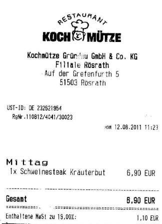 iahh Hffner Kochmtze Restaurant